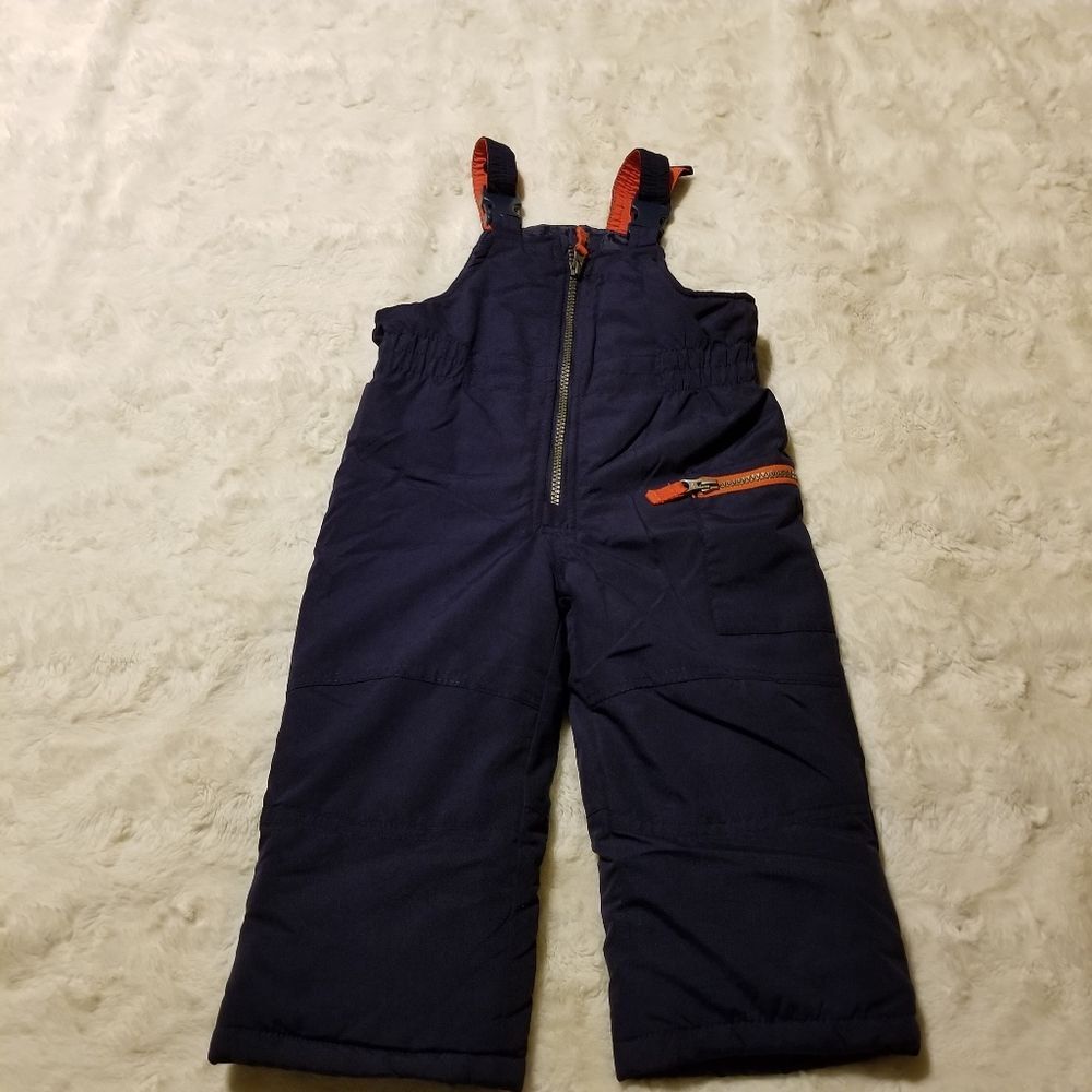 Carter's Toddler Snow Jumpsuit Size 24 months Navy Blue Winter Fall Jumper